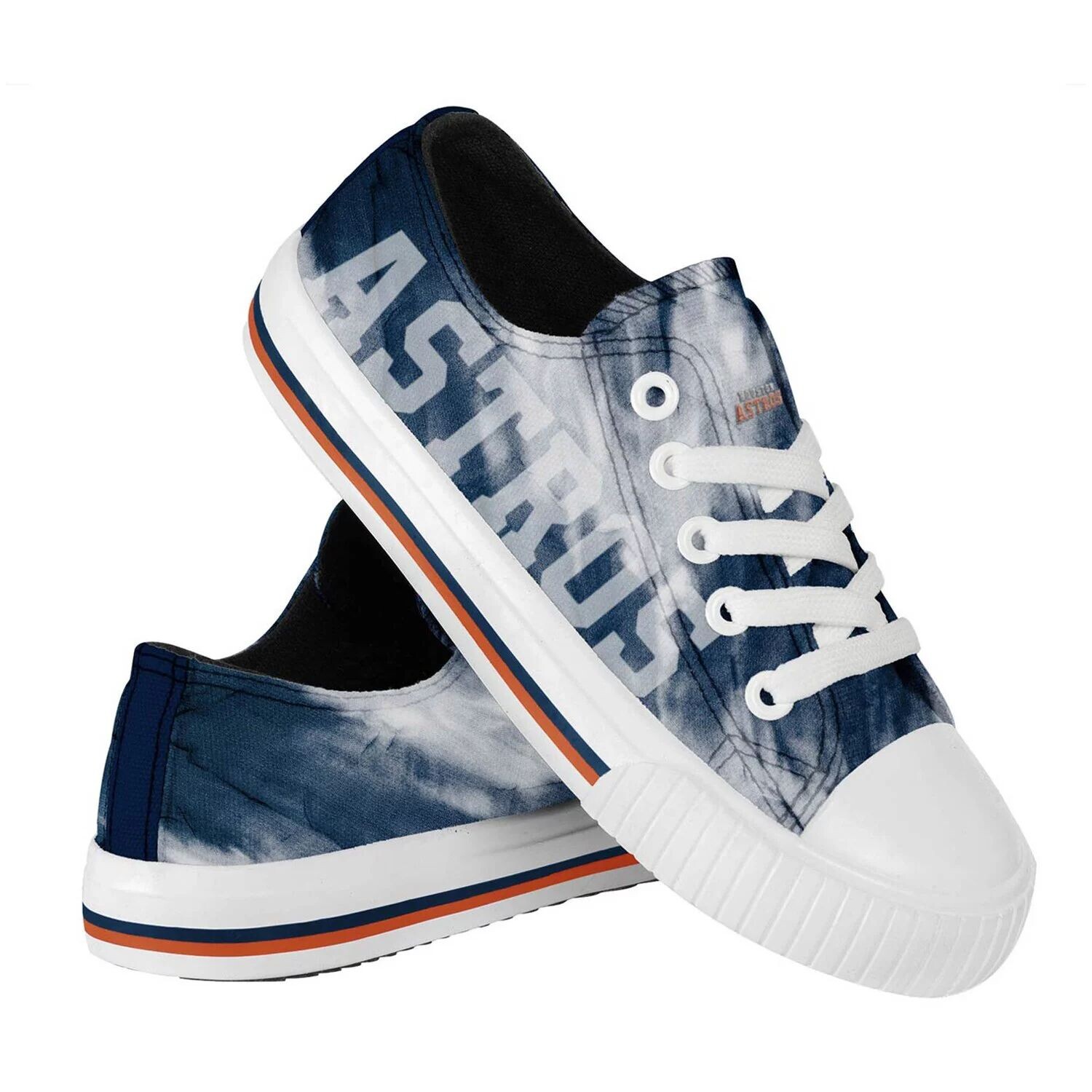 

Молодежные парусиновые кроссовки FOCO Houston Astros Tie-Dye Unbranded
