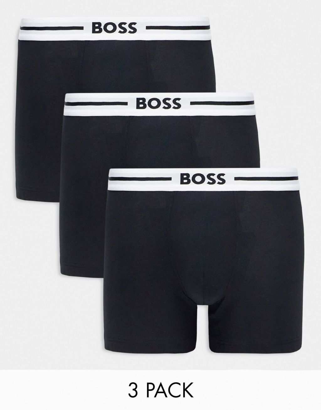 

Набор из трех черных боксеров BOSS Bodywear