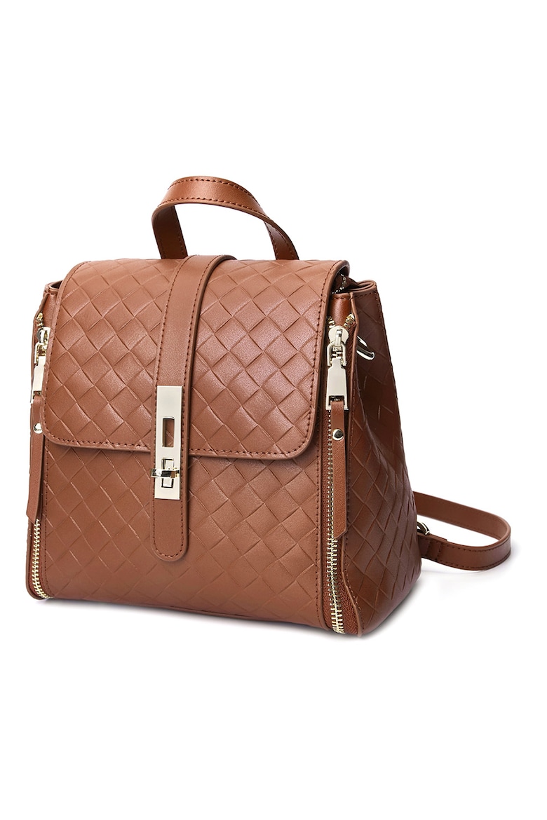 Кожаный стеганый рюкзак Myles C'Iel, коричневый рюкзак кожаный стеганый розовый lmr 77258 5j