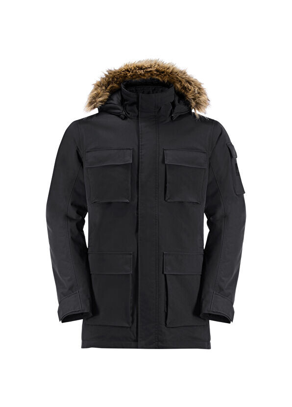 

Мужская непромокаемая парка Glacier Canyon Jack Wolfskin, черный
