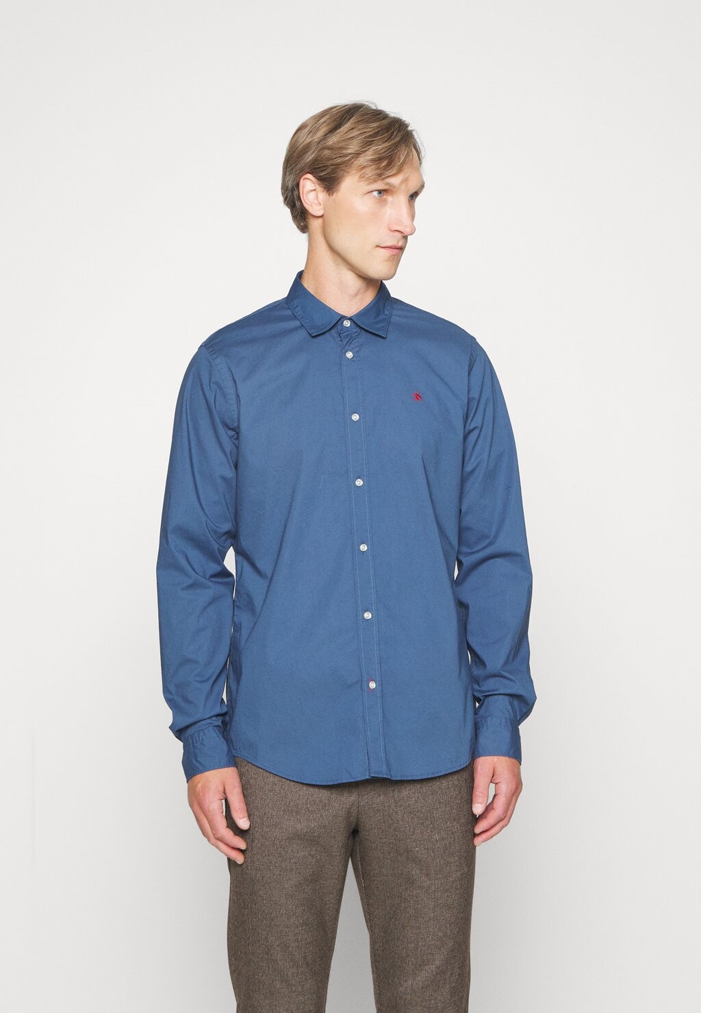 

Рубашка ESSENTIAL SOLID Scotch & Soda, цвет storm blue