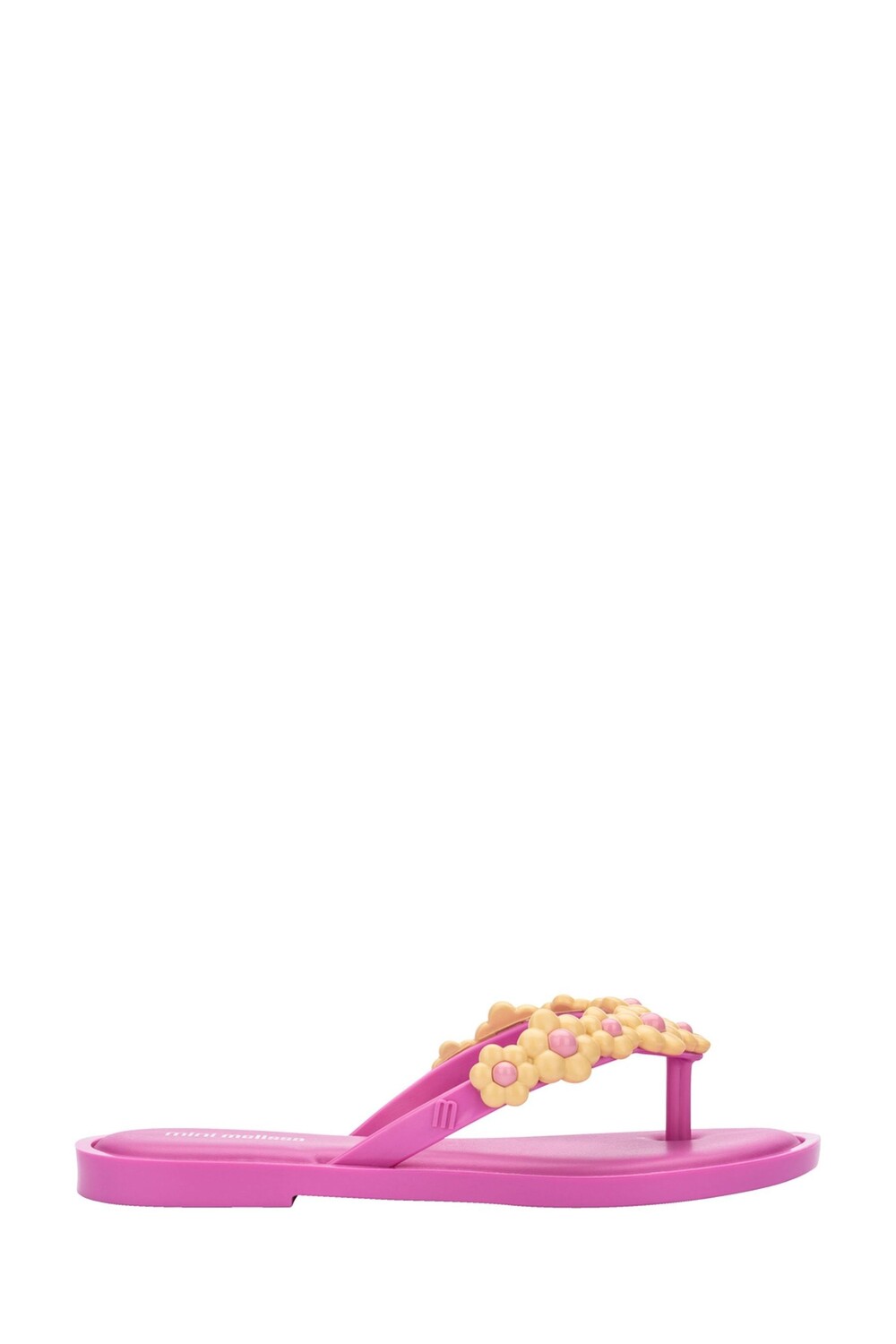 

Розовые детские весенние шлепанцы Mini Melissa, розовый