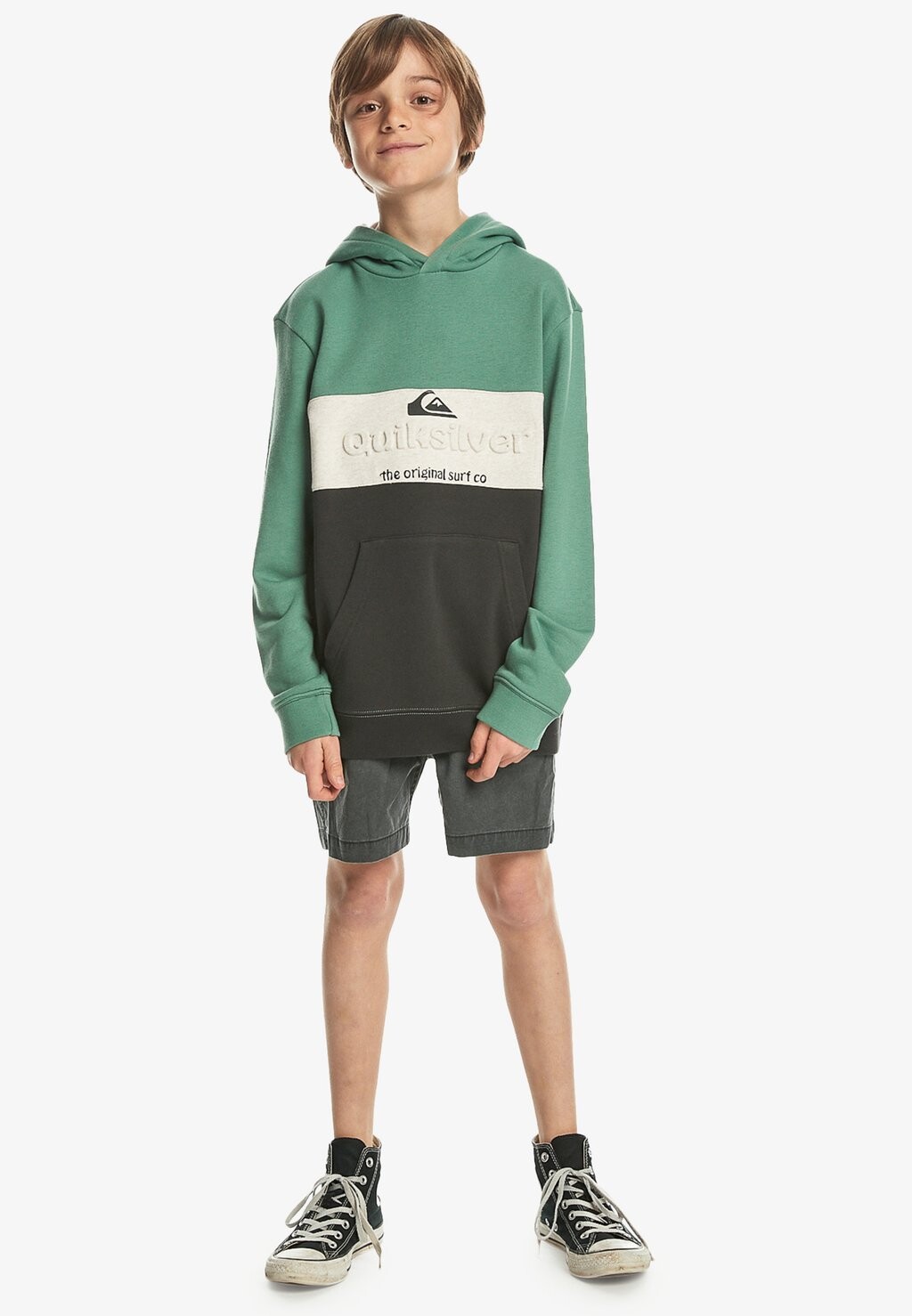 Толстовка EMBOSS BLOCK HOODIE YOUTH Quiksilver, цвет gmp0