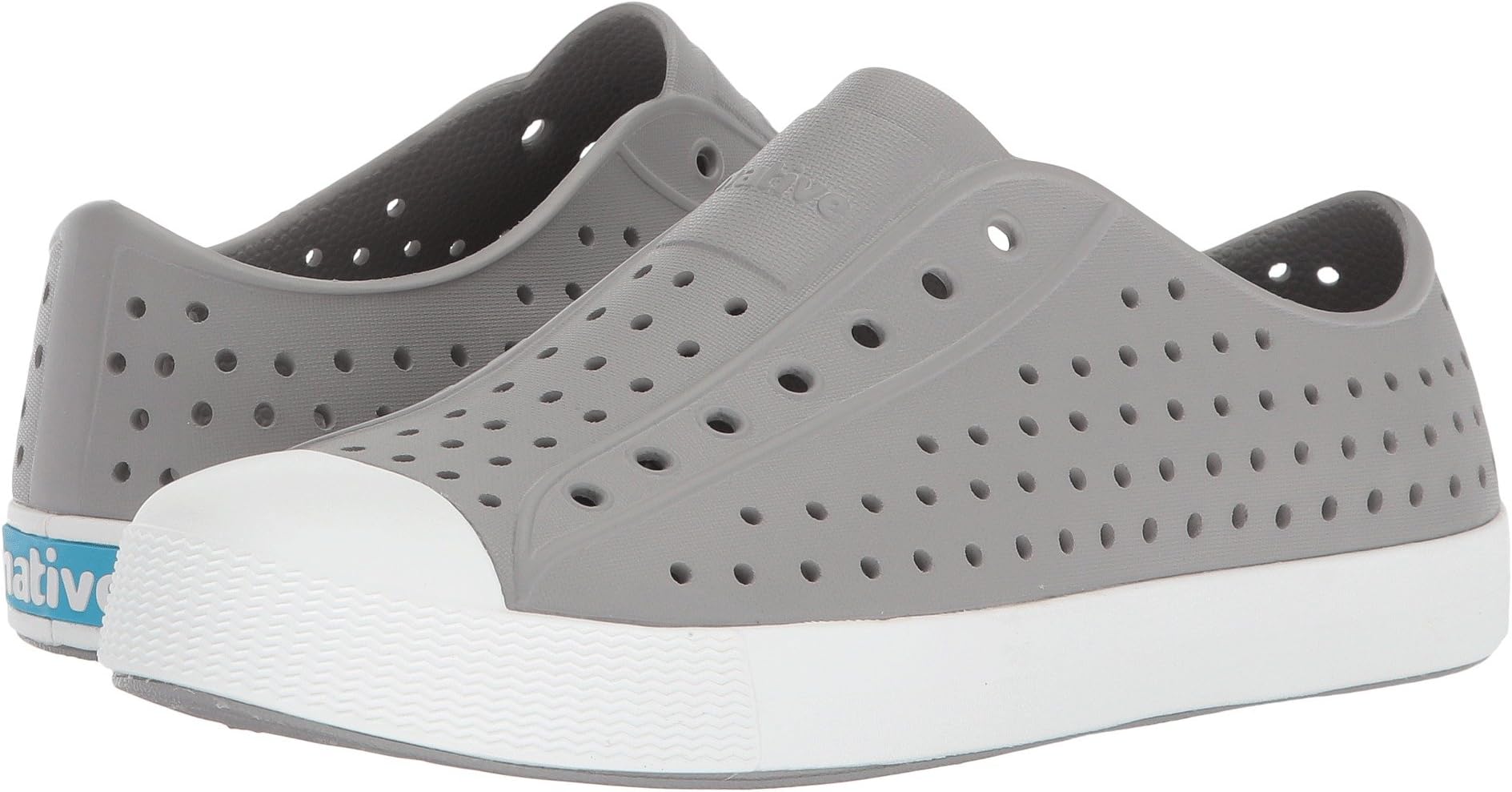 Кроссовки Jefferson Slip-on Sneakers Native Shoes Kids, цвет Pigeon Grey/Shell White