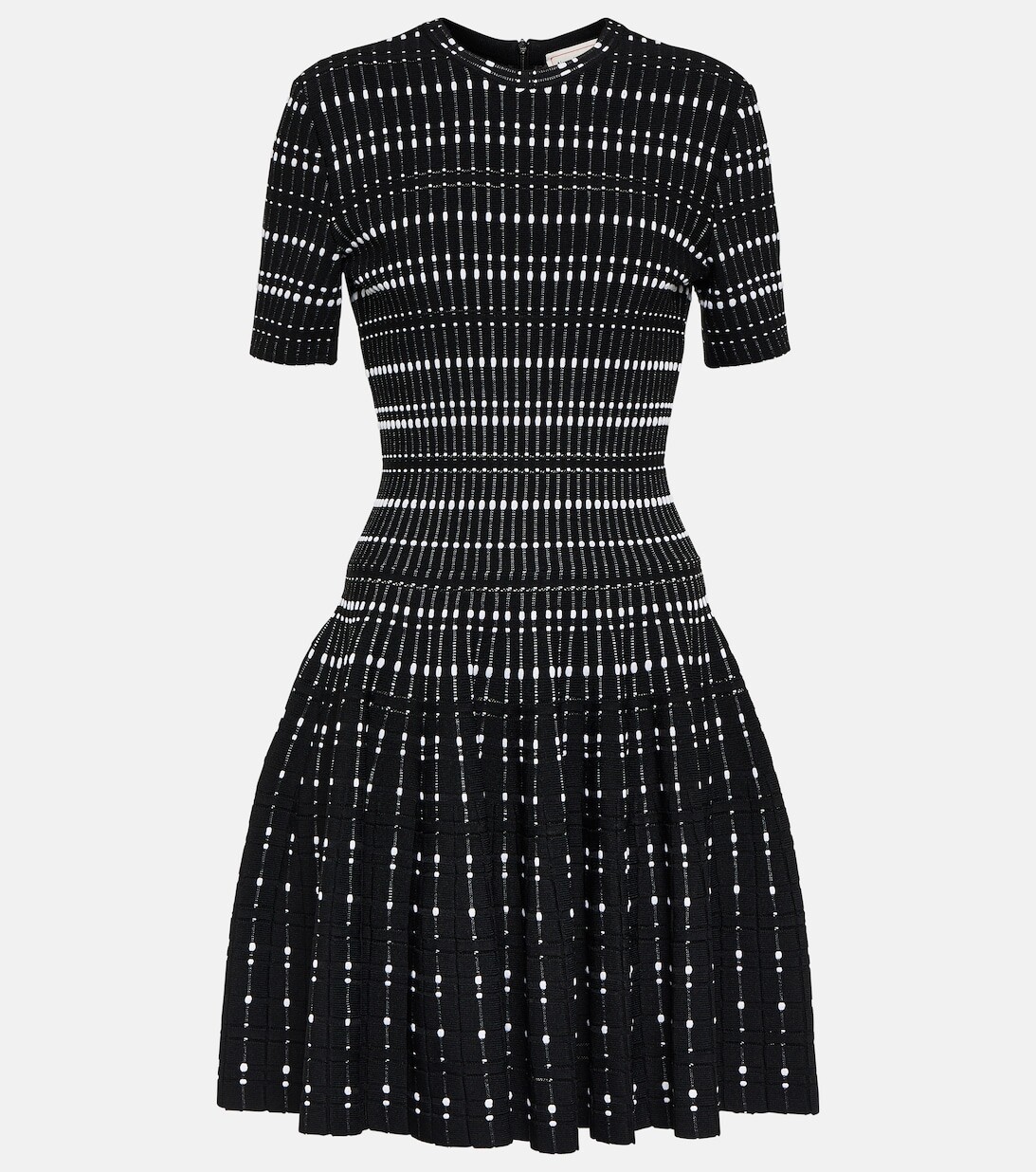 

Трикотажное мини-платье из джерси ALEXANDER MCQUEEN, черный