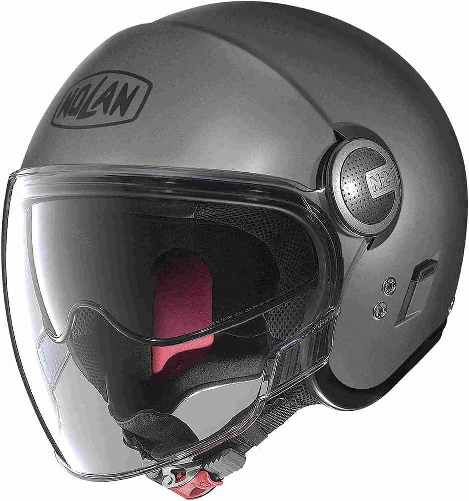 N21 Visor 06 Классический реактивный шлем Nolan, серый мэтт скорость 06 шлем simpson черный мэтт