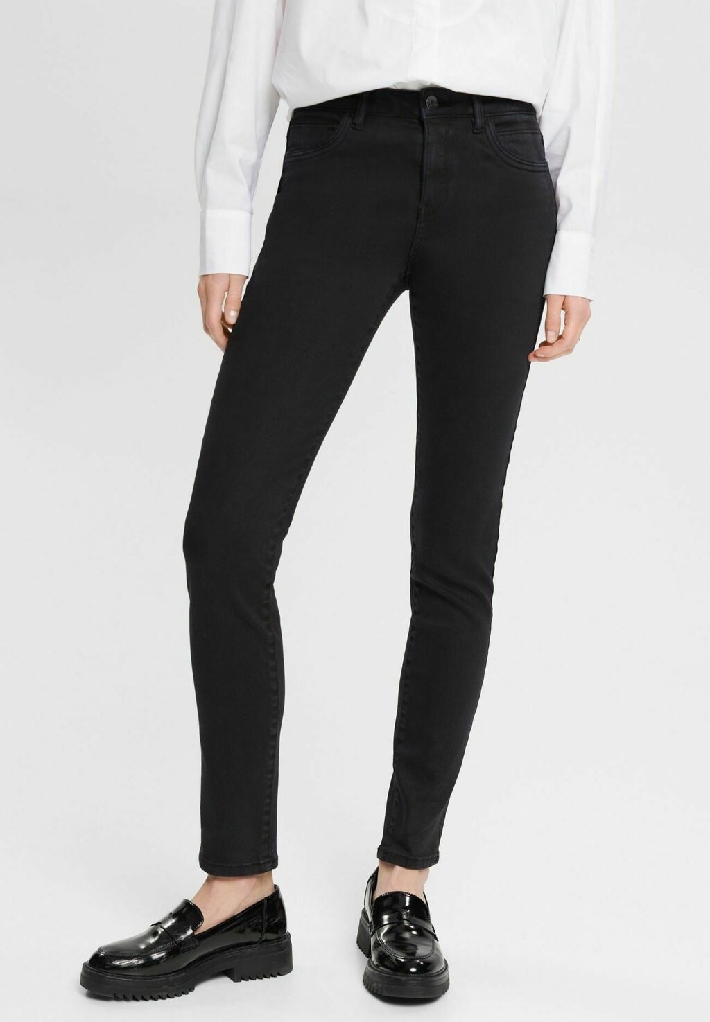 

Джинсы облегающего кроя Esprit, черный