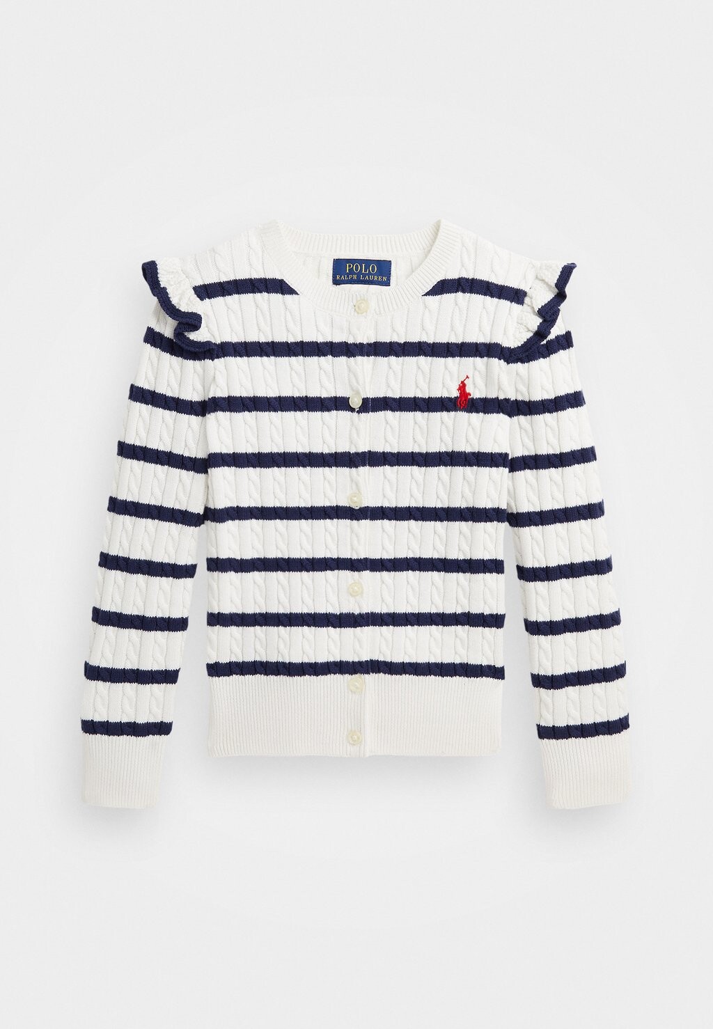 

Кардиган NOVELTY CARDIGAN Polo Ralph Lauren, цвет deckwash white/newport navy