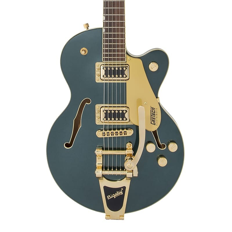 

Электрогитара Gretsch G5655TG Electromatic Center Block Jr. Single-Cut with Bigsby and Gold Hardware - Laurel Fingerboard, Cadillac Green
