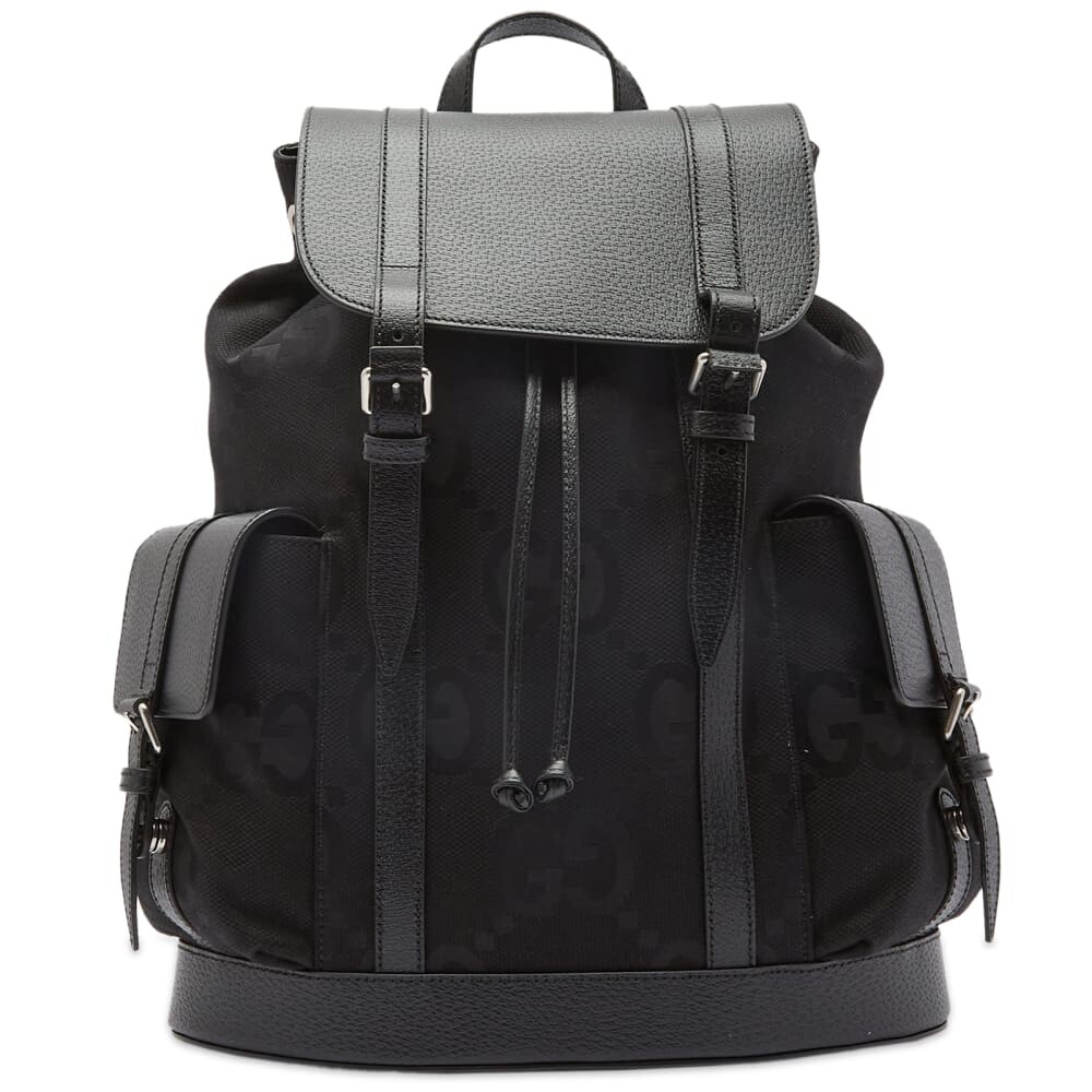 

Рюкзак Gucci в тон Jumbo GG, черный