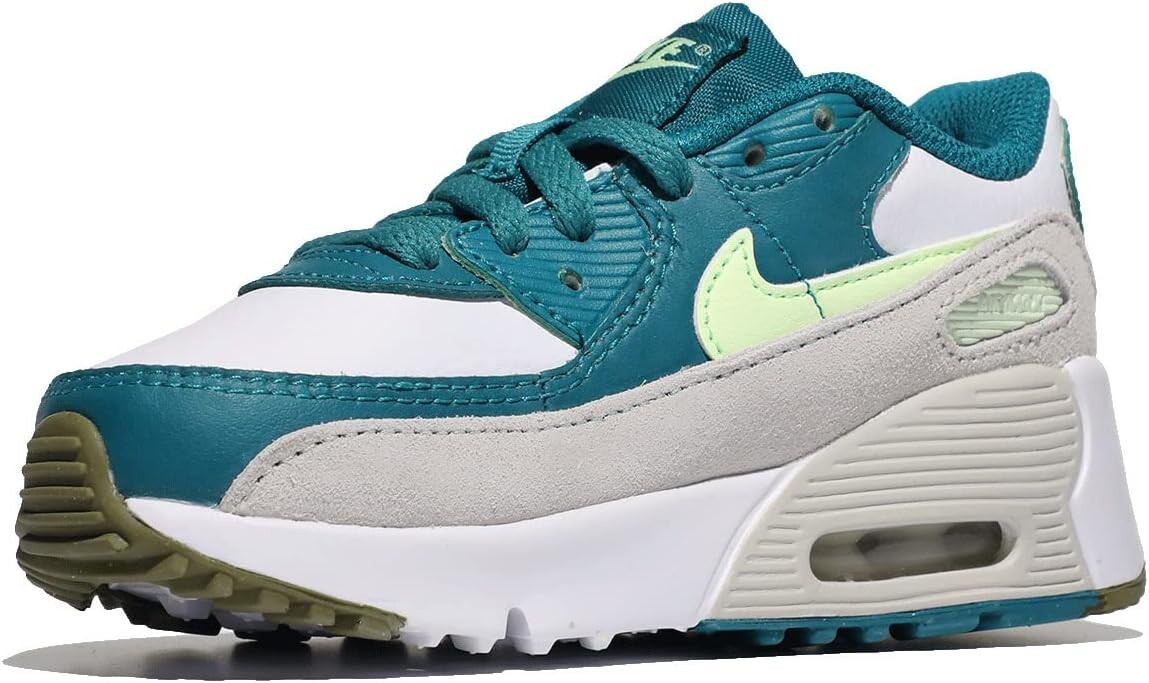 

Кроссовки Air Max 90 LTR Nike, цвет White/Barely Volt/Bright Spruce/Phantom