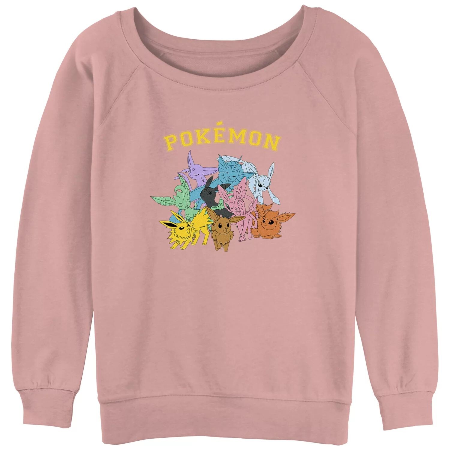 

Юниорская махровая толстовка с напуском и рисунком Pokémon Gotta Catch 'Em All Eeveelutions Licensed Character
