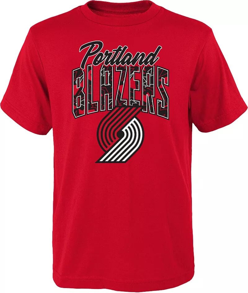 

Красная футболка Outerstuff Youth Portland Trail Blazers Tri-Ball