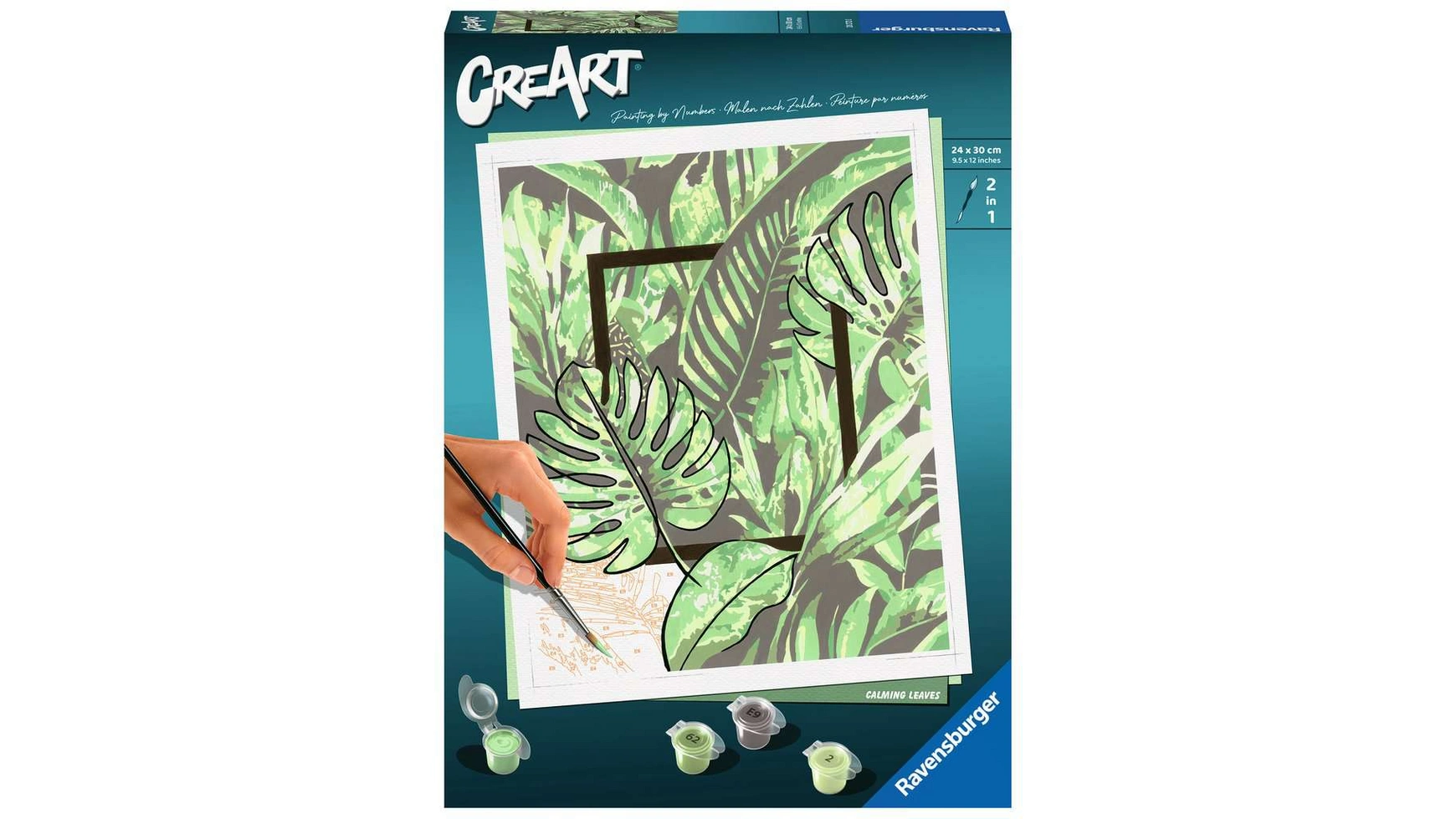 

Creart картина по номерам успокаивающие листья Ravensburger Beschäftigung