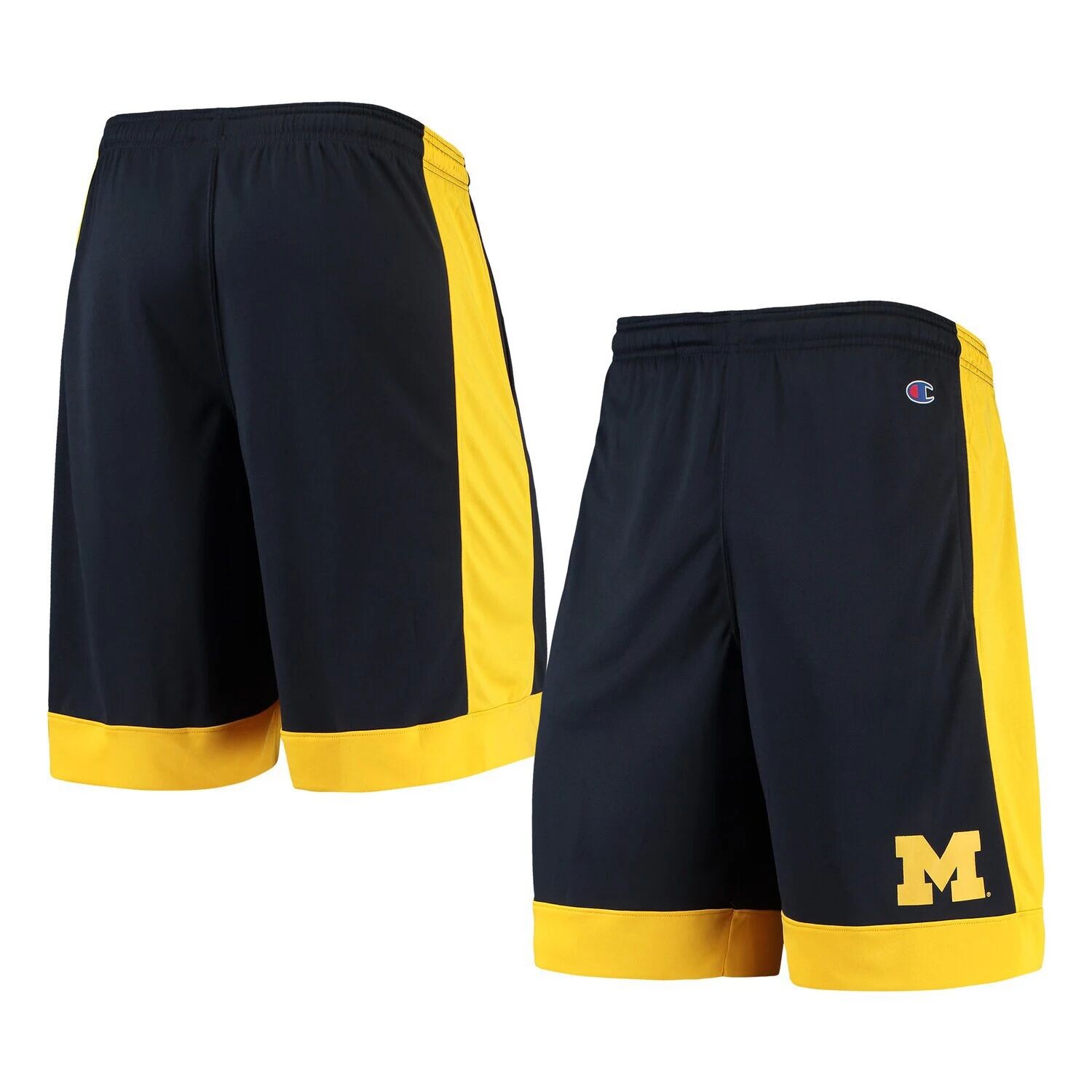 

Мужские темно-синие шорты Michigan Wolverines Outline