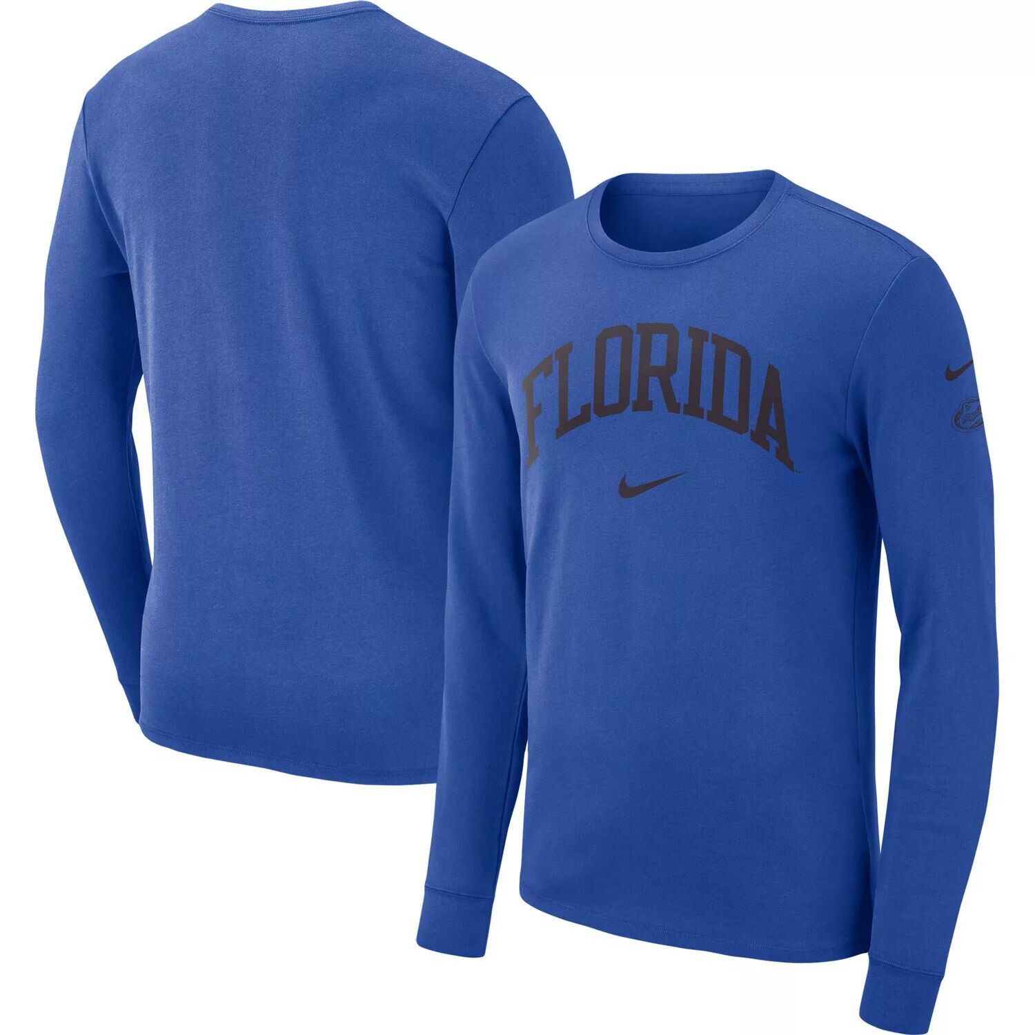 

Мужская футболка с длинным рукавом Royal Florida Gators Arch 2-Hit Nike