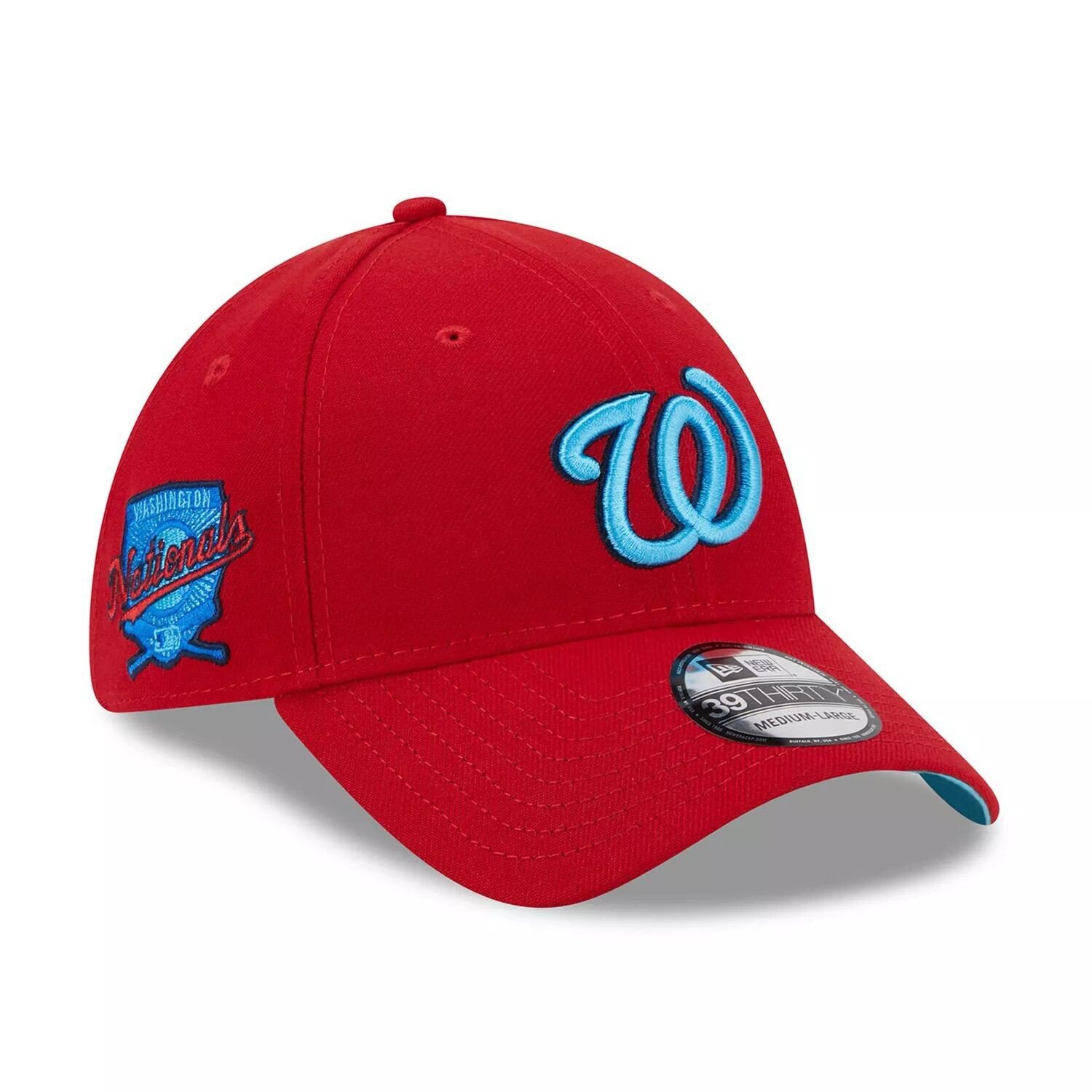 

Мужская гибкая кепка New Era Red Washington Nationals 2023 MLB Father's Day 39THIRTY