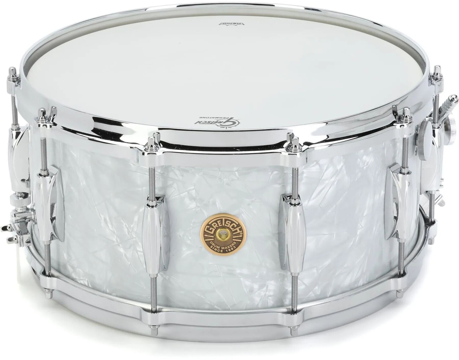 

Малый барабан Gretsch Drums USA Custom Series — 6,5 x 14 дюймов, цвет White Marine Pearl