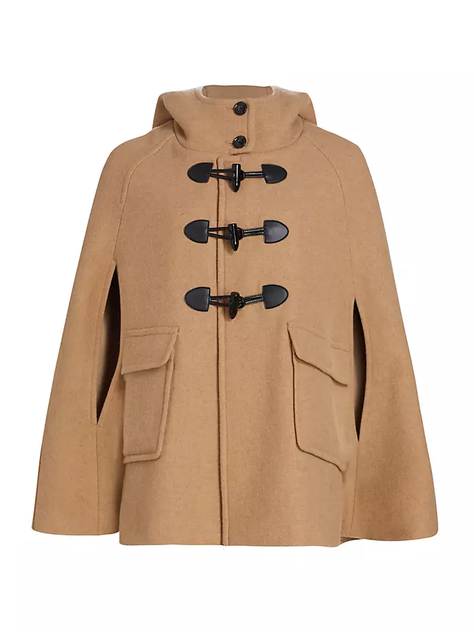 

Накидка с карманами-карго Kyra Derek Lam 10 Crosby, цвет camel