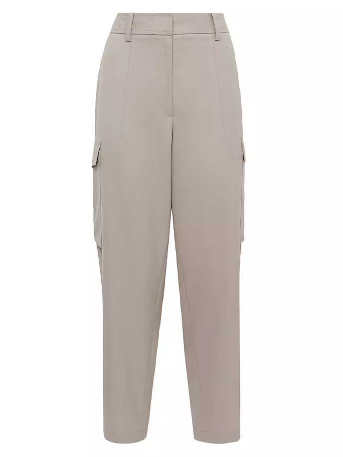 

Фиолетовые брюки-галифе из смесовой шерсти Reiss, цвет neutral, Фиолетовый