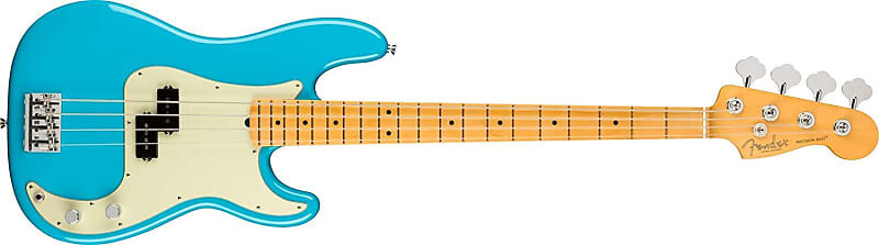 

Басс гитара Fender American Professional II Precision Bass, Miami Blue, Maple Fingerboard