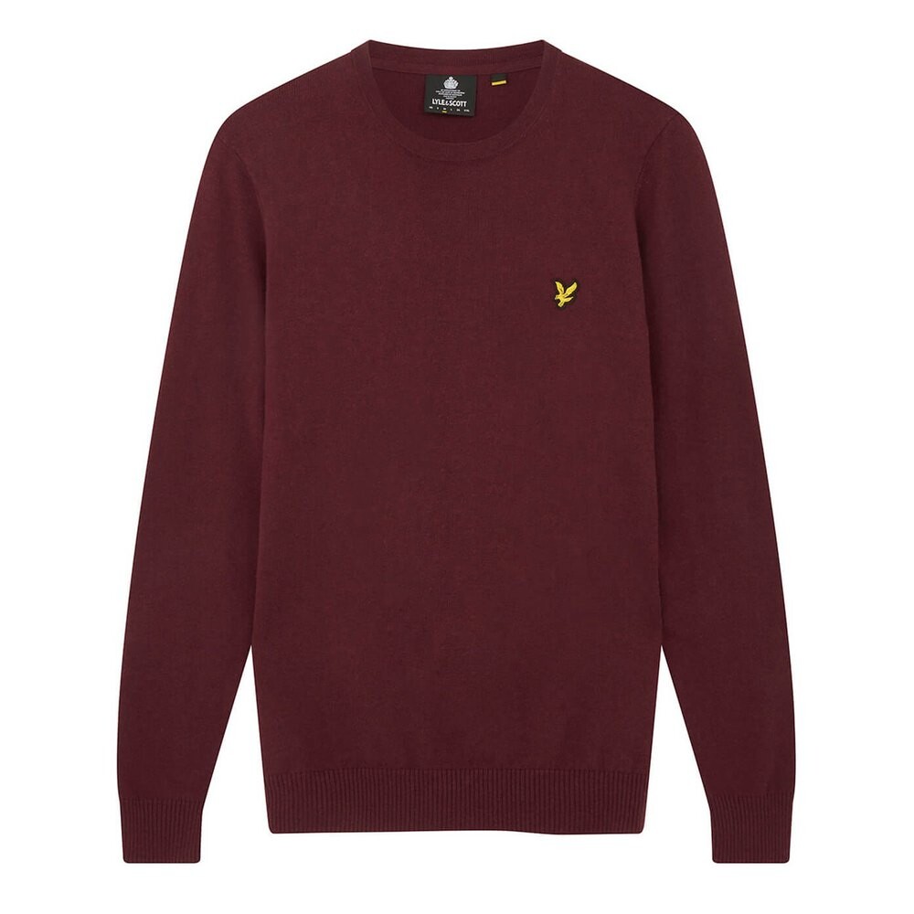 

Свитер Lyle & Scott Merino Round Neck, красный