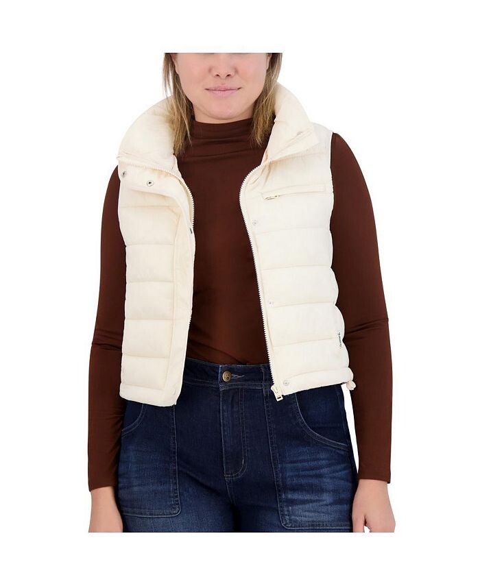 

Женский утепленный жилет-пуховик на молнии BEARPAW, белый