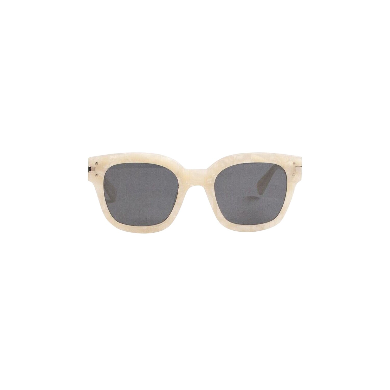 

Солнцезащитные очки Amiri Aviator с логотипом, цвет Бежевый/Черный