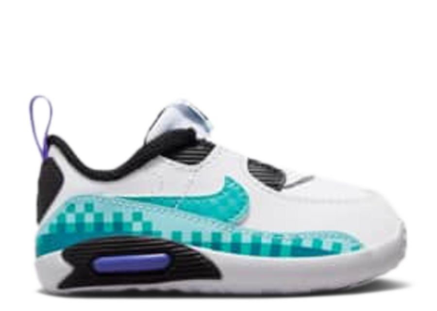 

Кроссовки Nike Air Max 90 Se Crib 'White Psychic Purple Washed Teal', белый