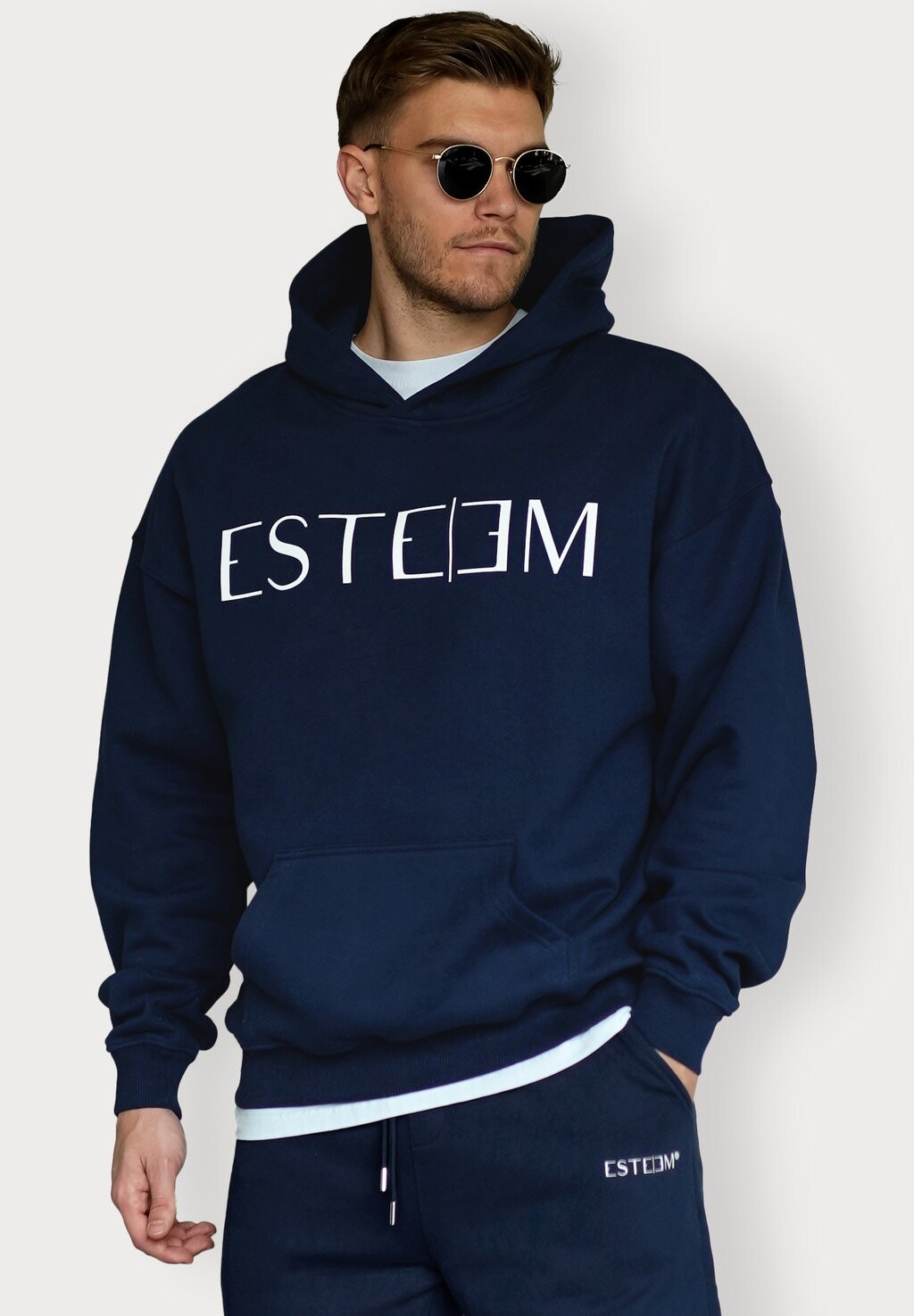 

Толстовка LETTERING OVERSIZED ESTEEM, цвет navyblue