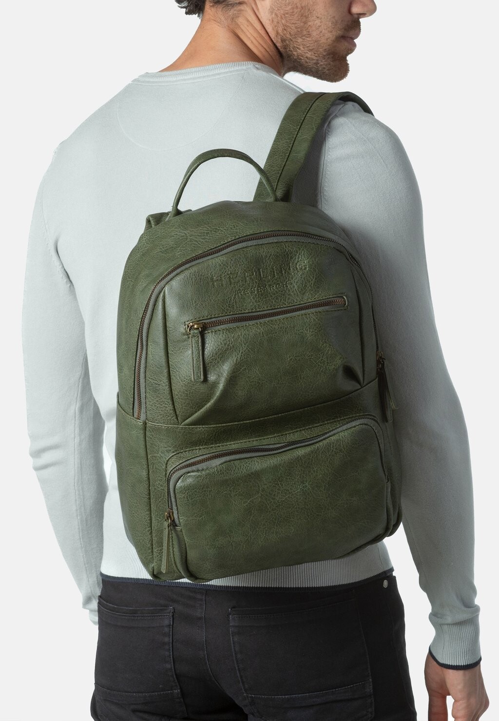 

Рюкзак Cleves Herling, цвет pewter green