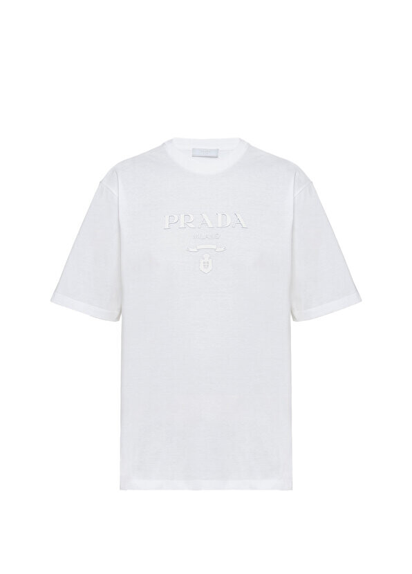 

Хлопковая футболка Prada