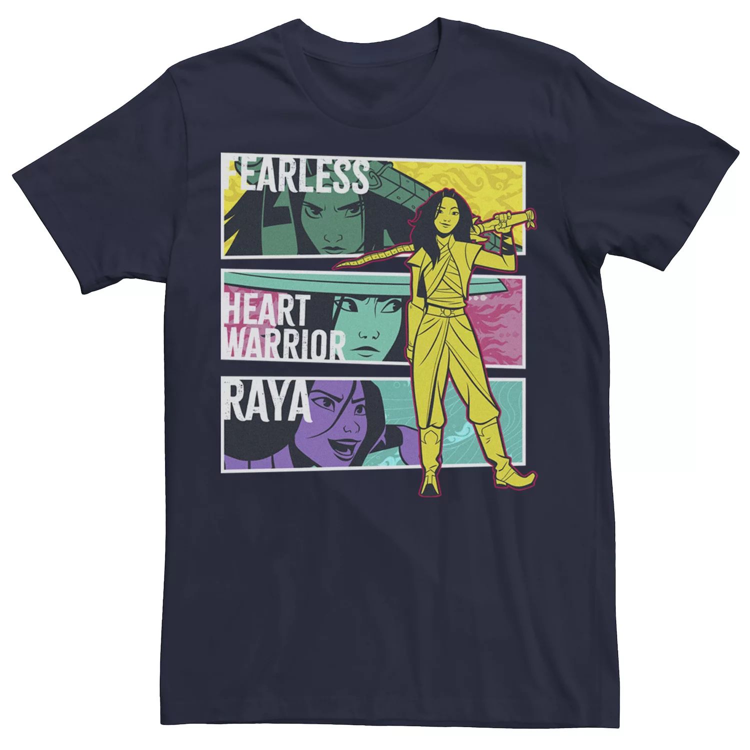 Мужская футболка Disney Raya And The Last Dragon Raya с изображением комиксов
