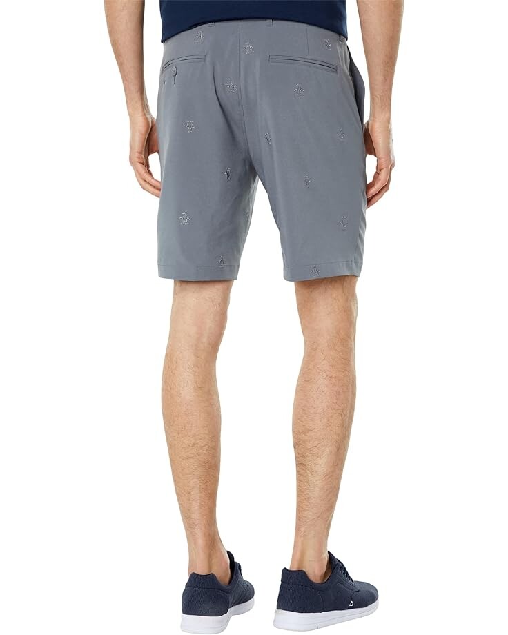 

Шорты Original Penguin Golf All Over Pete Embroidered Shorts, цвет Quiet Shade