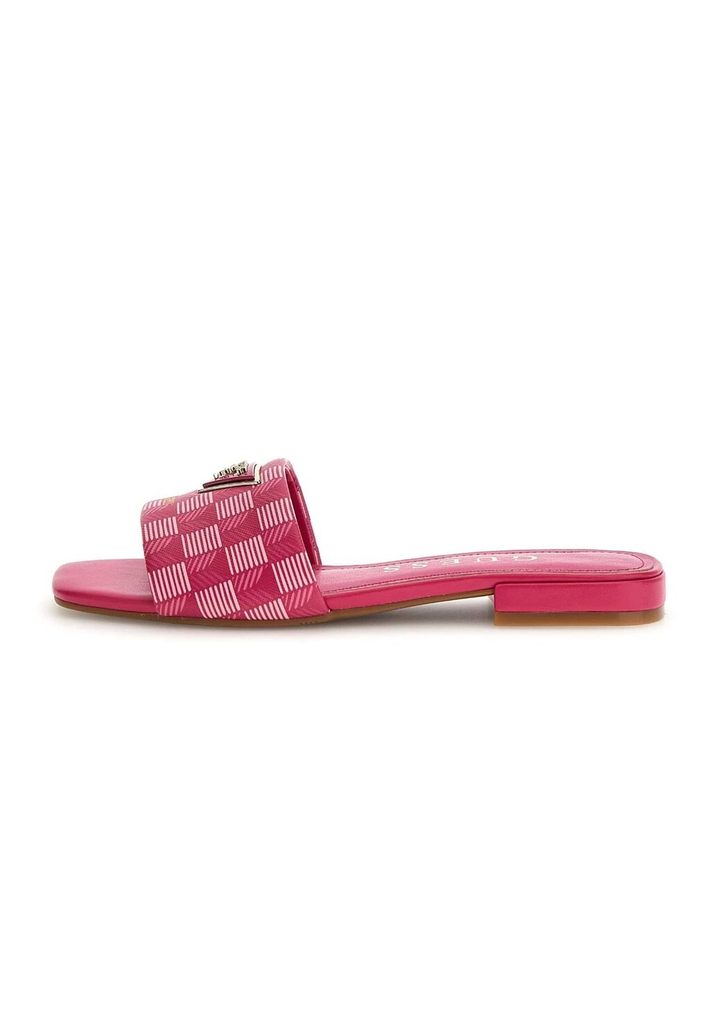 

Туфли-мюли на плоской подошве TAMED GEOMETRISCHES MUSTER Guess, цвет fuchsia