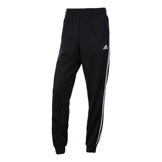 Спортивные штаны Adidas Sports Side Stripes Stylish Knit Long Pants 'Black', черный