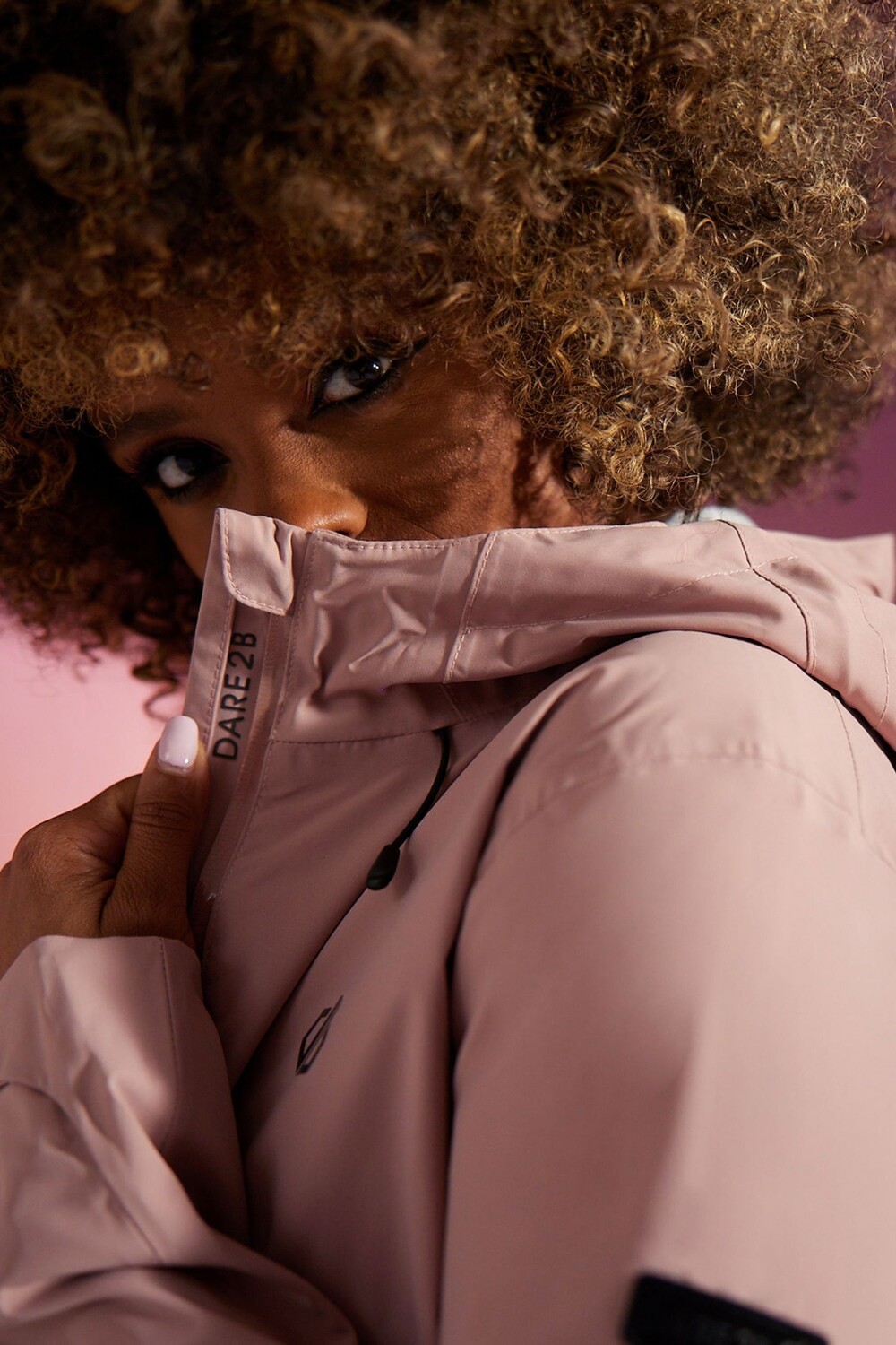 

Розовый - Водонепроницаемая куртка Fleur East Switch Up Dare 2b, розовый