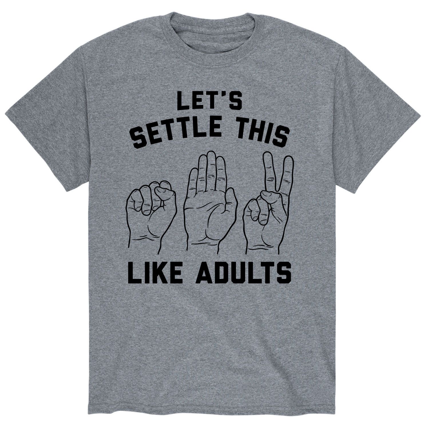 Мужская футболка «Давайте разберемся, как взрослые» Licensed Character разберемся