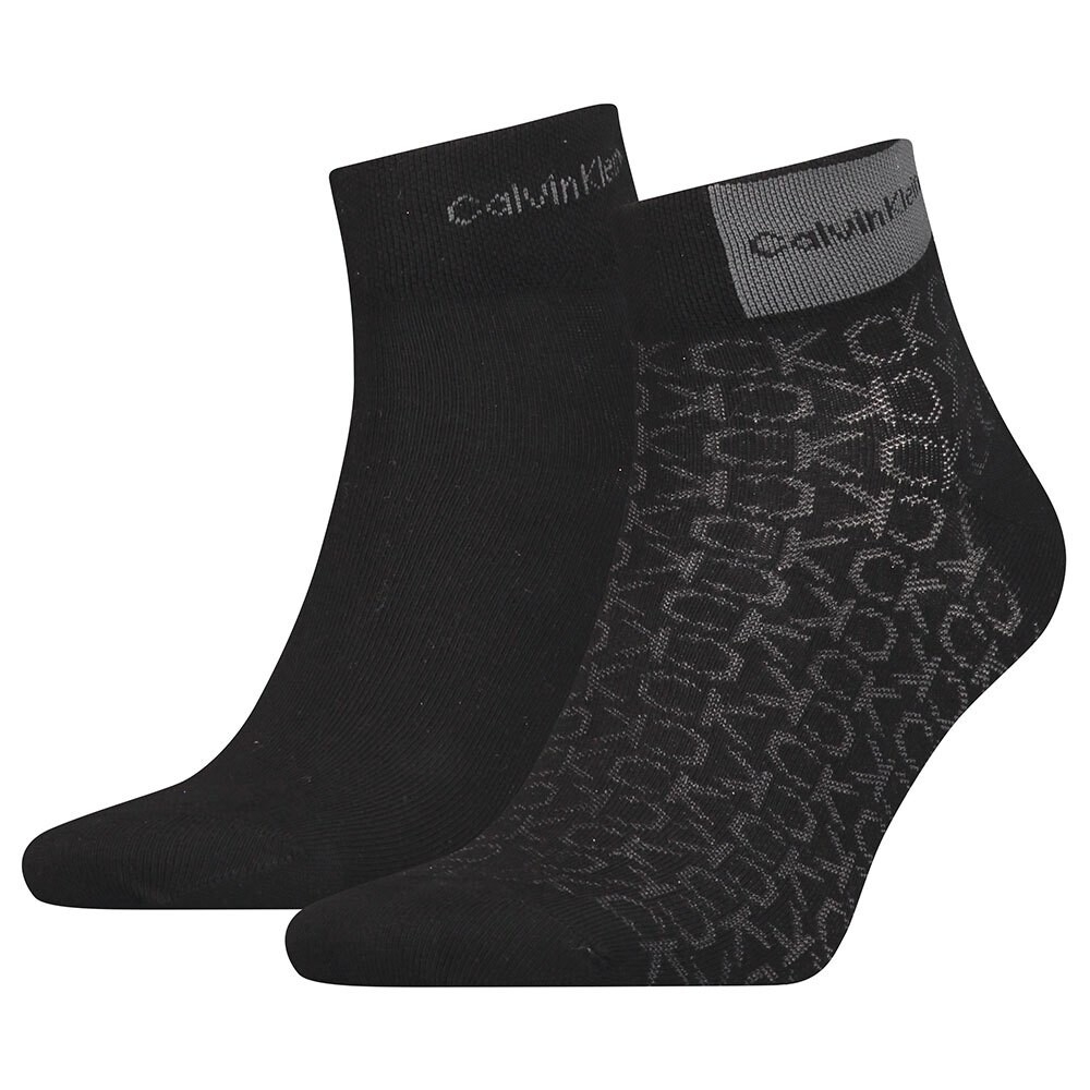 

Носки Calvin Klein Badge Quarter 2 шт, разноцветный