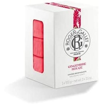 Мыло Gingembre Rouge 100 г — упаковка из 3 шт., Roger & Gallet мыло gingembre rouge 100 г roger