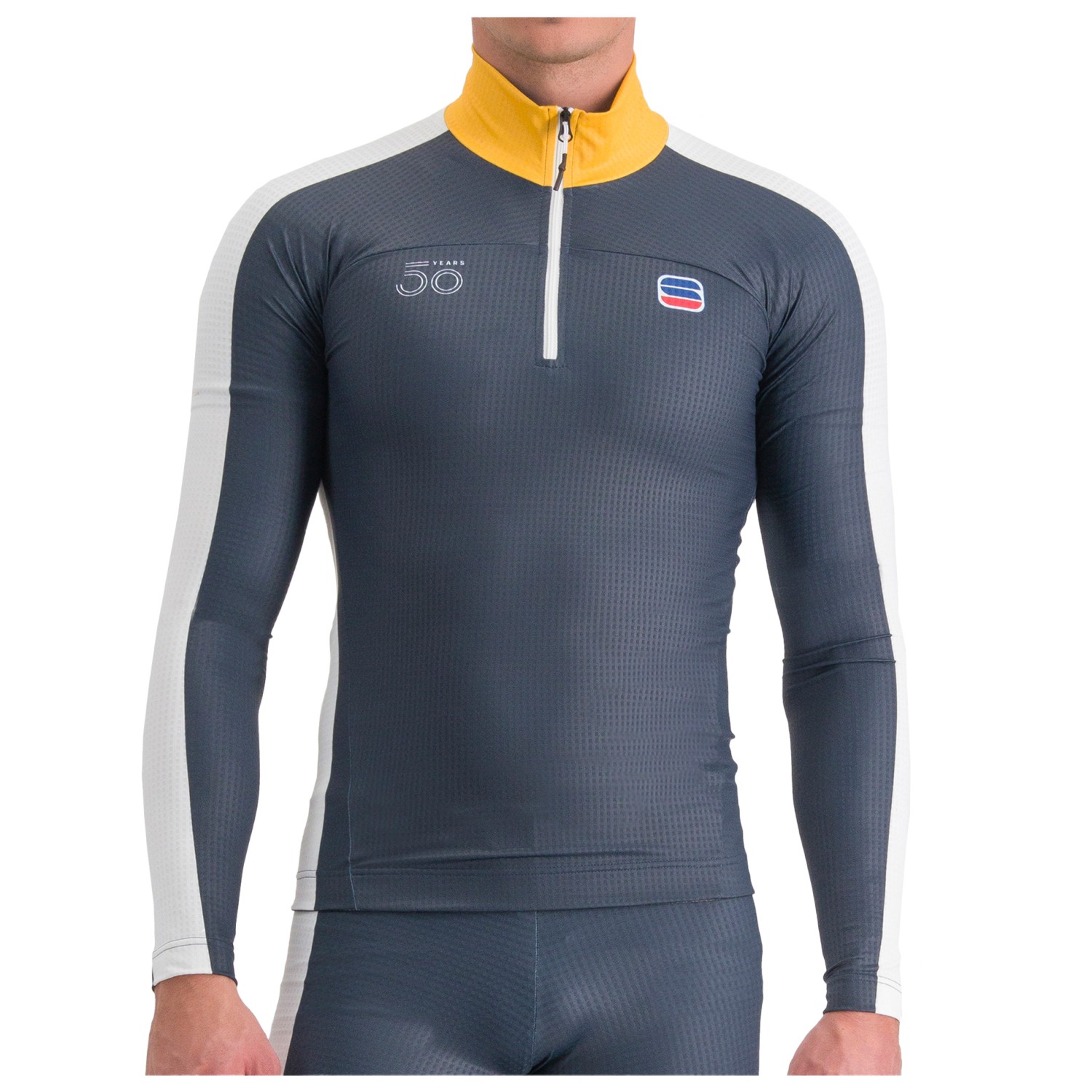 цена Куртка для беговых лыж Sportful Anima Apex Jersey, цвет Galaxy Blue/Red