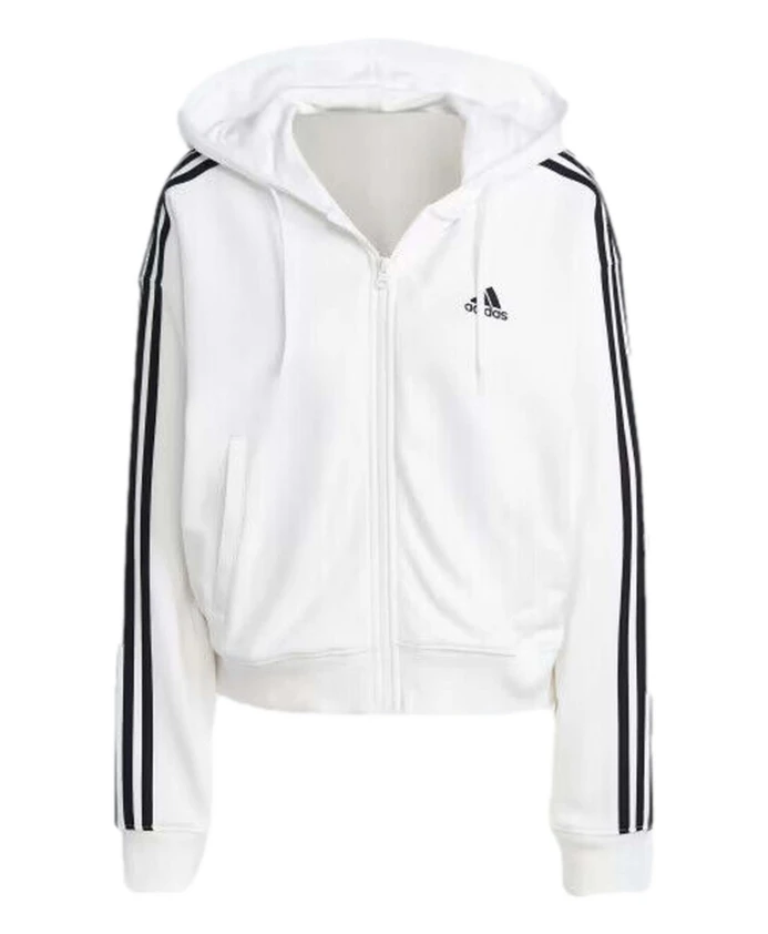 

Худи из френч терри с 3 полосками Adidas, белый