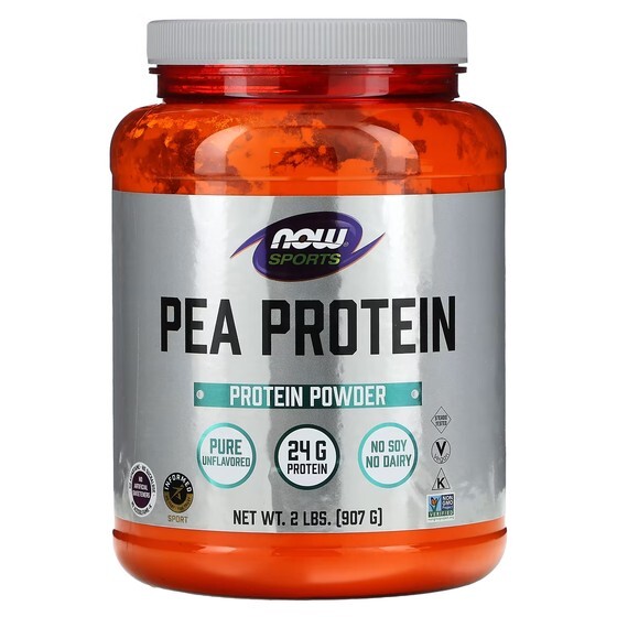 

Протеиновый порошок NOW Foods Sports гороховый 907г