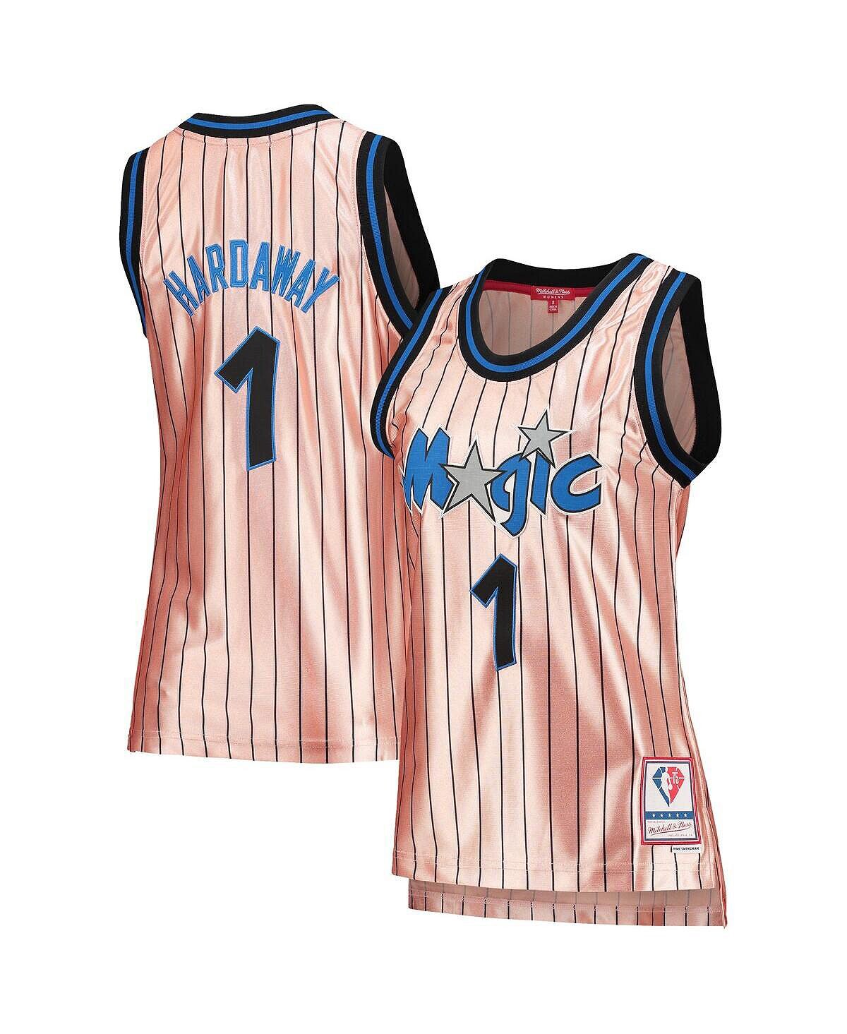 

Женское Джерси Penny Hardaway Pink Orlando Magic 75th Anniversary Rose Gold 1993 Swingman Джерси Mitchell & Ness, розовый