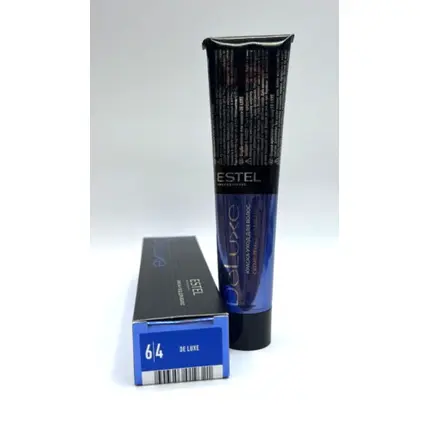 

Краска для волос Estel Deluxe Creme Care 60 мл Темно-русый медный 6/4, Estel De Luxe