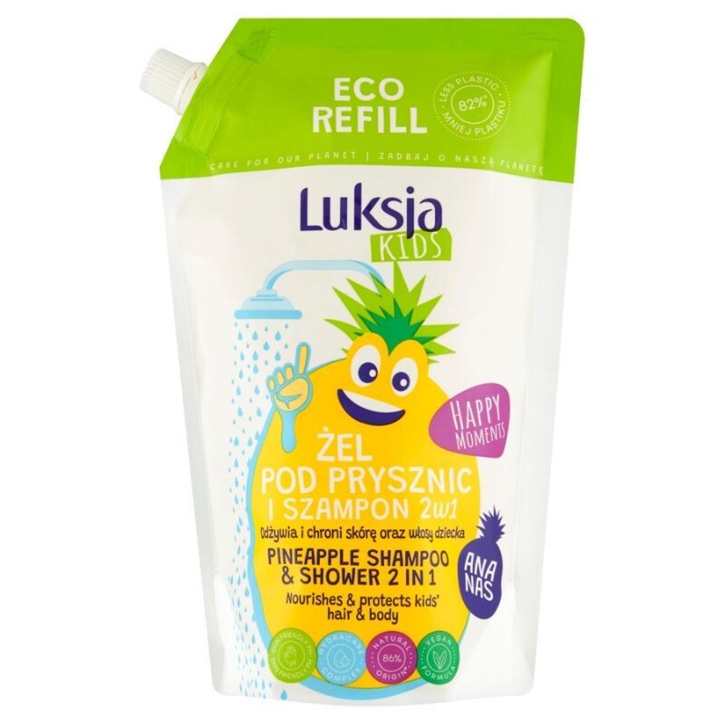 

Luksja Kids гель для душа и шампунь 2в1 для детей, 750 ml