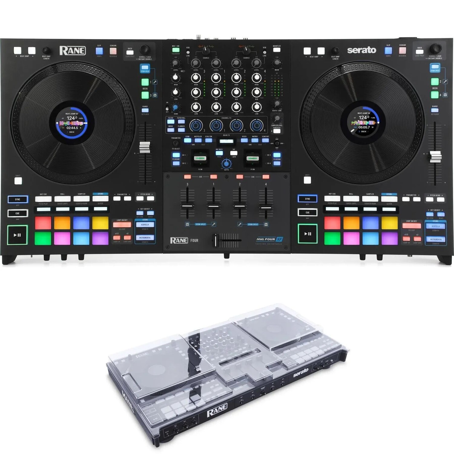 

4-канальный DJ-контроллер Rane Four с функцией Decksaver