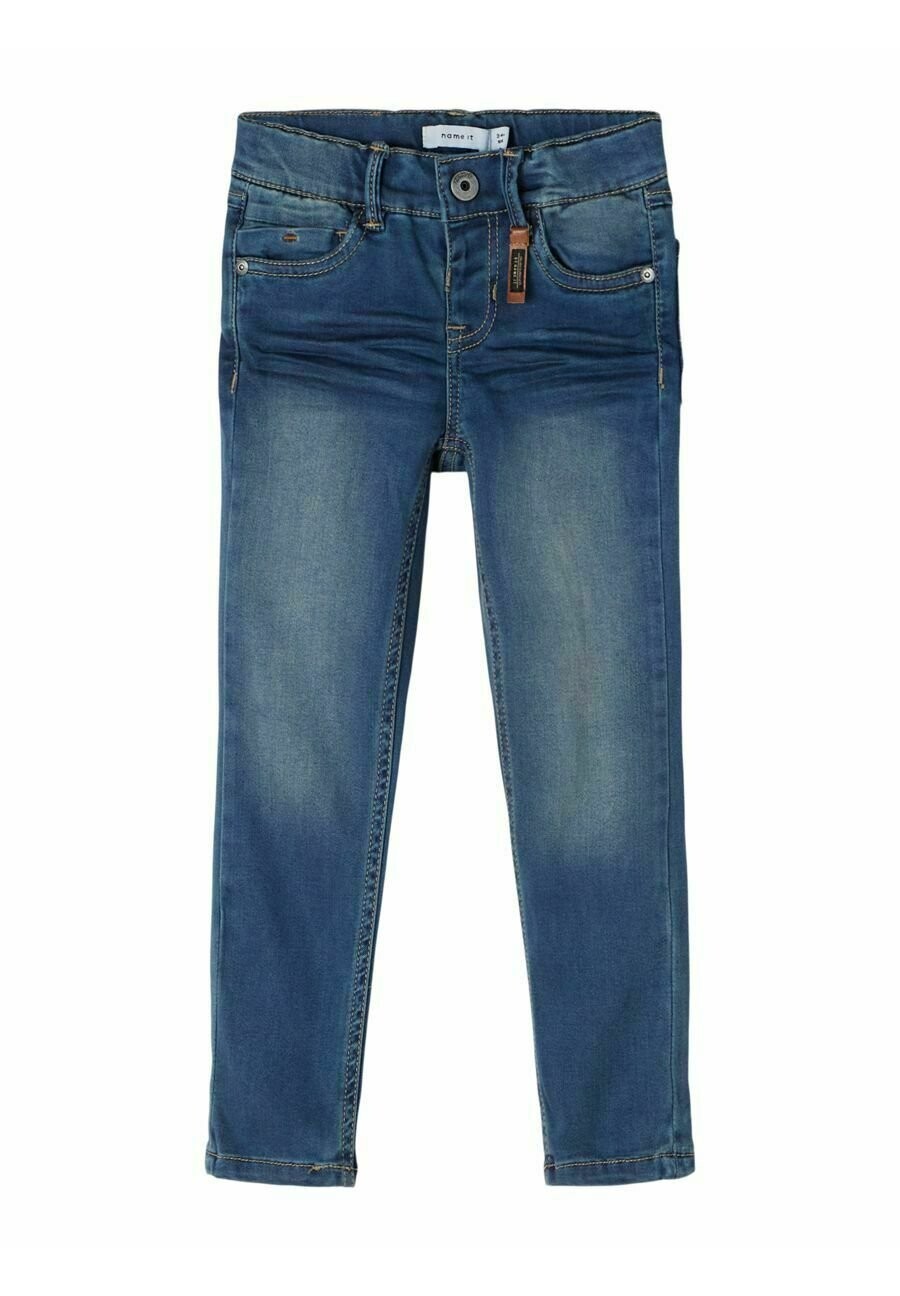 

Джинсы зауженного кроя Name it, цвет dark blue denim