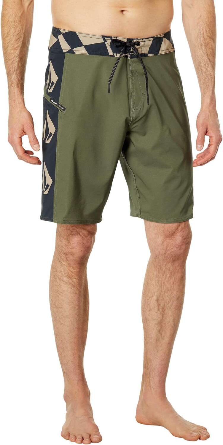 

Шорты для серфинга Surf Vitals Yago Dora Mod 19 дюймов Volcom, цвет Military