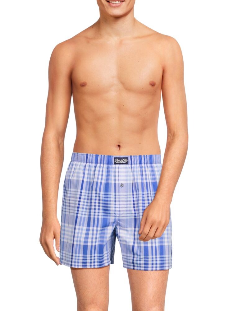 

Классические боксеры в клетку в клетку Polo Ralph Lauren, синий
